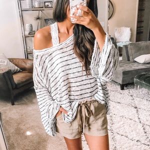 Free People Stripe Top